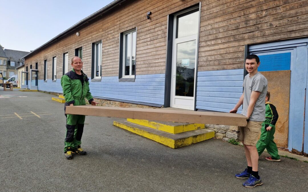 Travaux à l’école